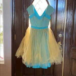 P.U.G. Vintage Repro Prom Tulle Dress Size Small